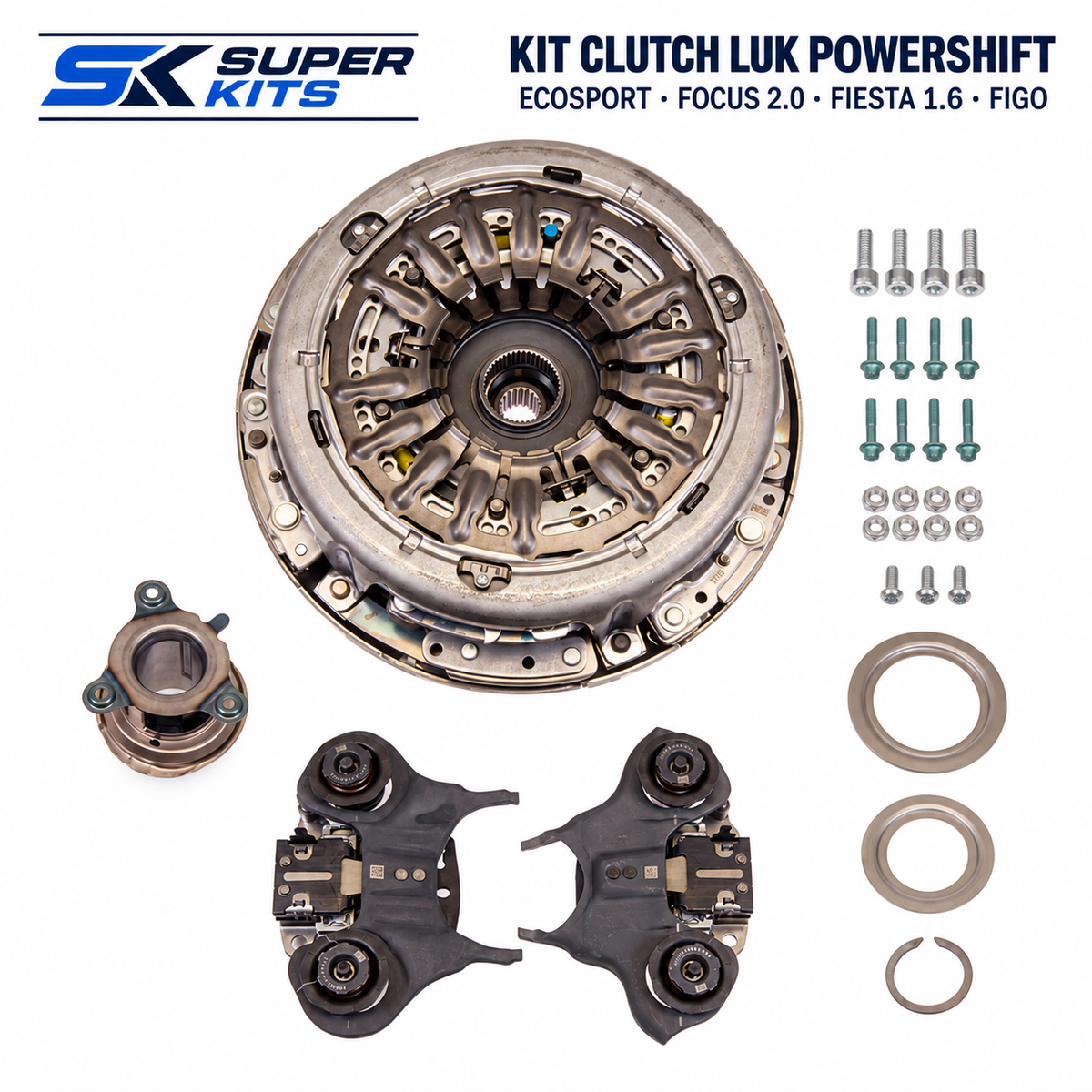 Kit KIT CLUTCH LUK POWERSHIFT ECOSPORT, FOCUS 2.0, FIESTA 1.6, FIGO - FIESTA 2011-2019