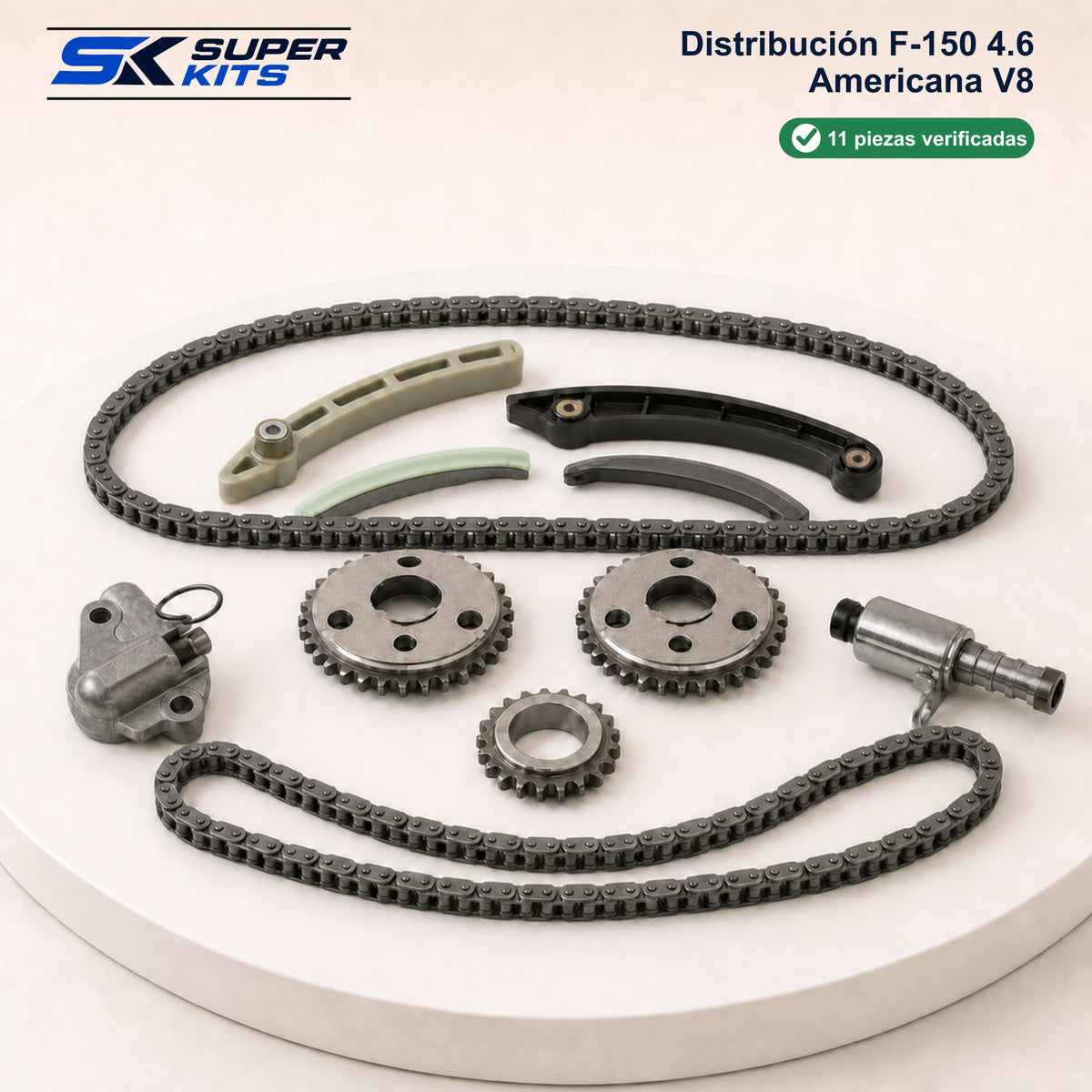 Kit DISTRIBUCION F150 4.6 AMERICANA V8 - F150 2004-2014 — contenido del kit