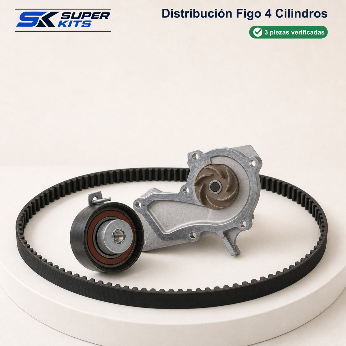 Kit DISTRIBUCION FIGO 4 CILINDROS - FIGO 2015-2019 — contenido del kit