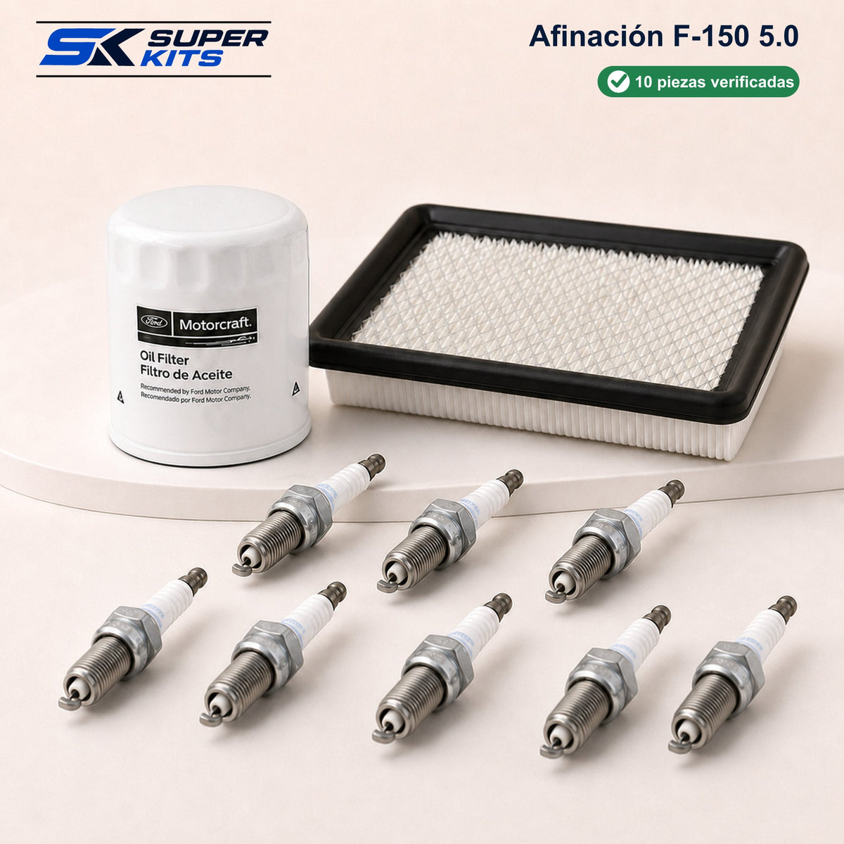 Kit AFINACION F150 5.0 - F150 2015-2020 — contenido del kit