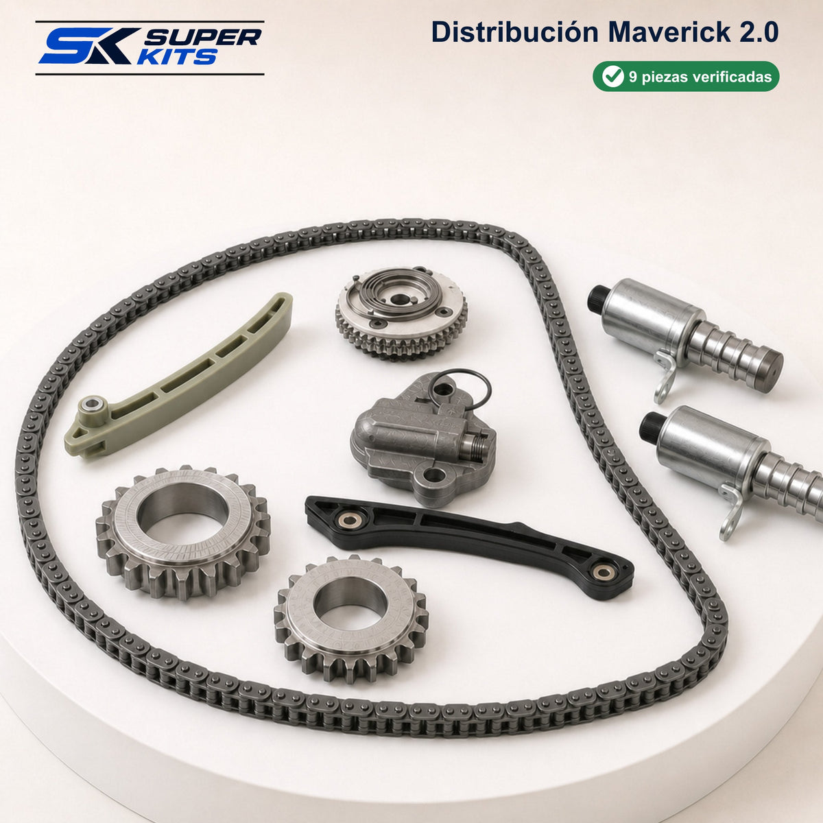 Kit DISTRIBUCION MAVERICK 2.0 - MAVERICK 2021-2025 — contenido del kit
