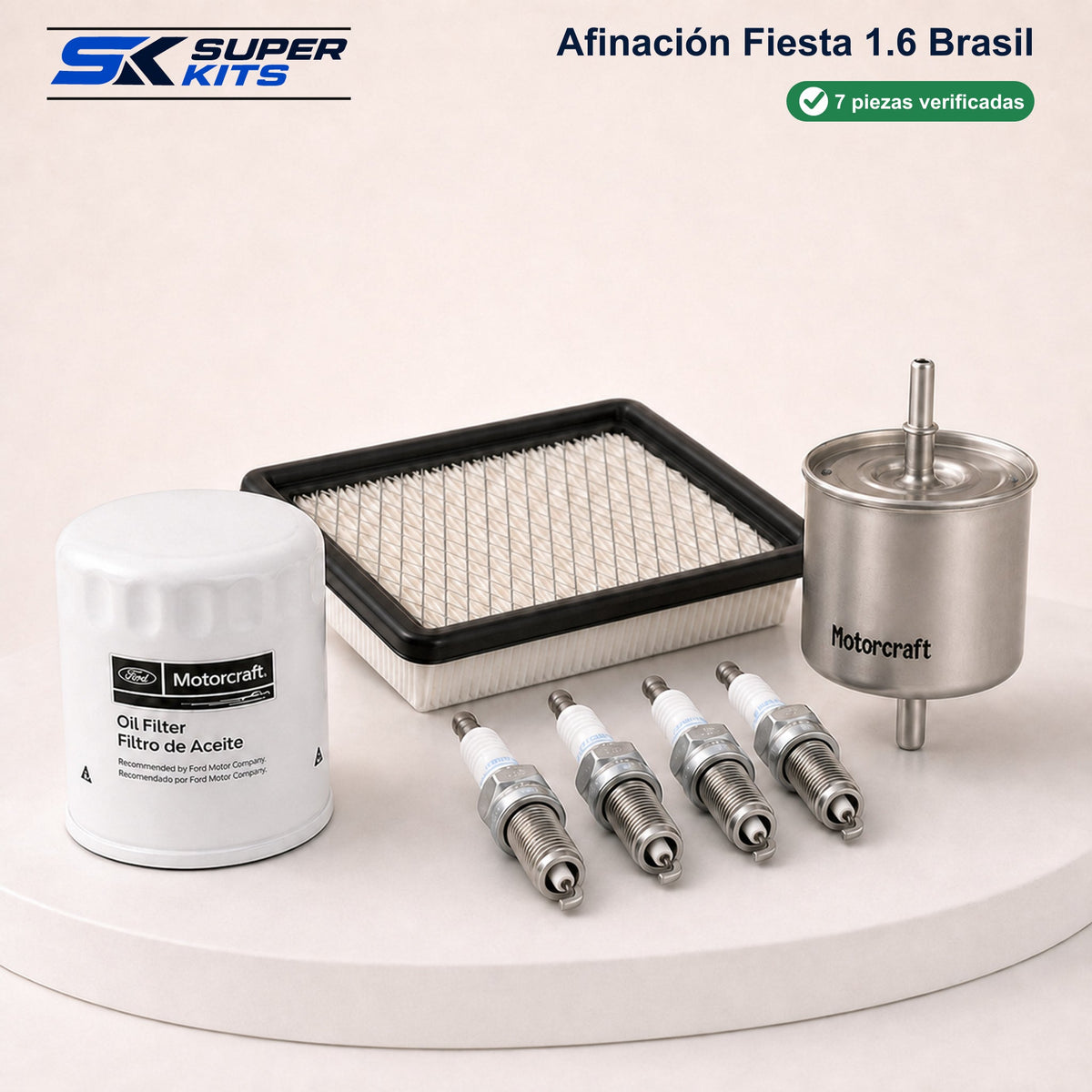 Kit AFINACION FIESTA 1.6 BRASIL - FIESTA 2003-2010 — contenido del kit