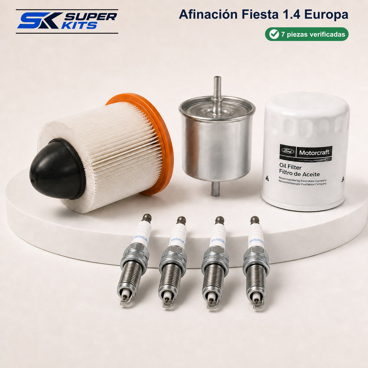 Kit AFINACION FIESTA 1.4 EUROPA - FIESTA 1998-2001 — contenido del kit
