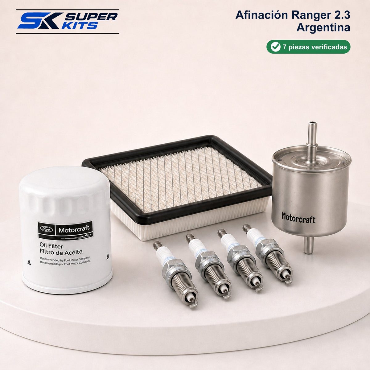 Kit AFINACION RANGER 2.3 ARGENTINA - RANGER 2003-2012 — contenido del kit