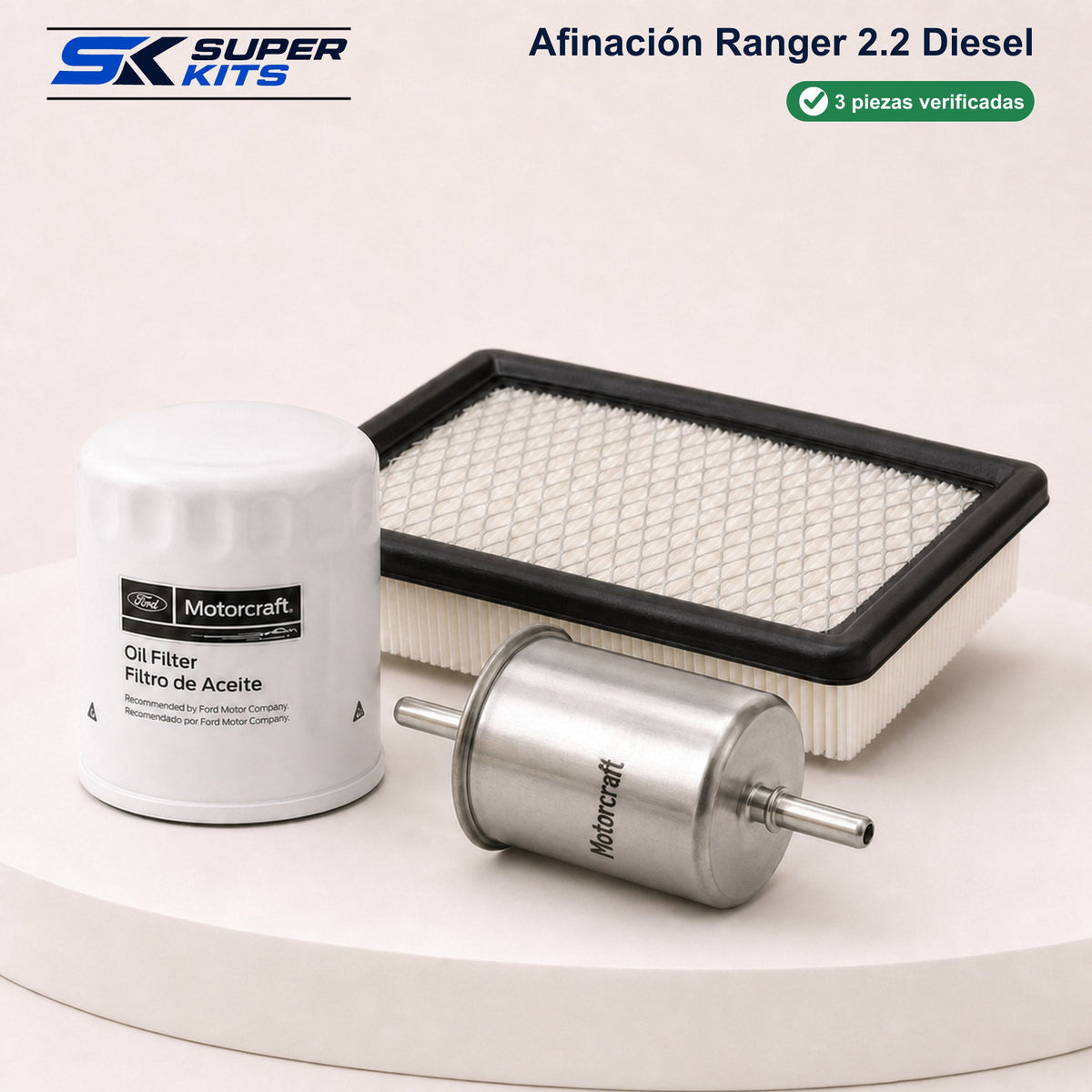 Kit AFINACION RANGER 2.2 DIESEL - RANGER 2011-2022 — contenido del kit