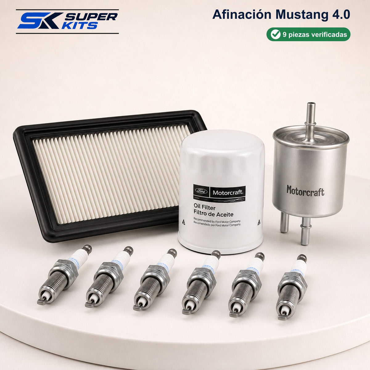 Kit AFINACION MUSTANG 4.0 - MUSTANG 2005-2014 — contenido del kit