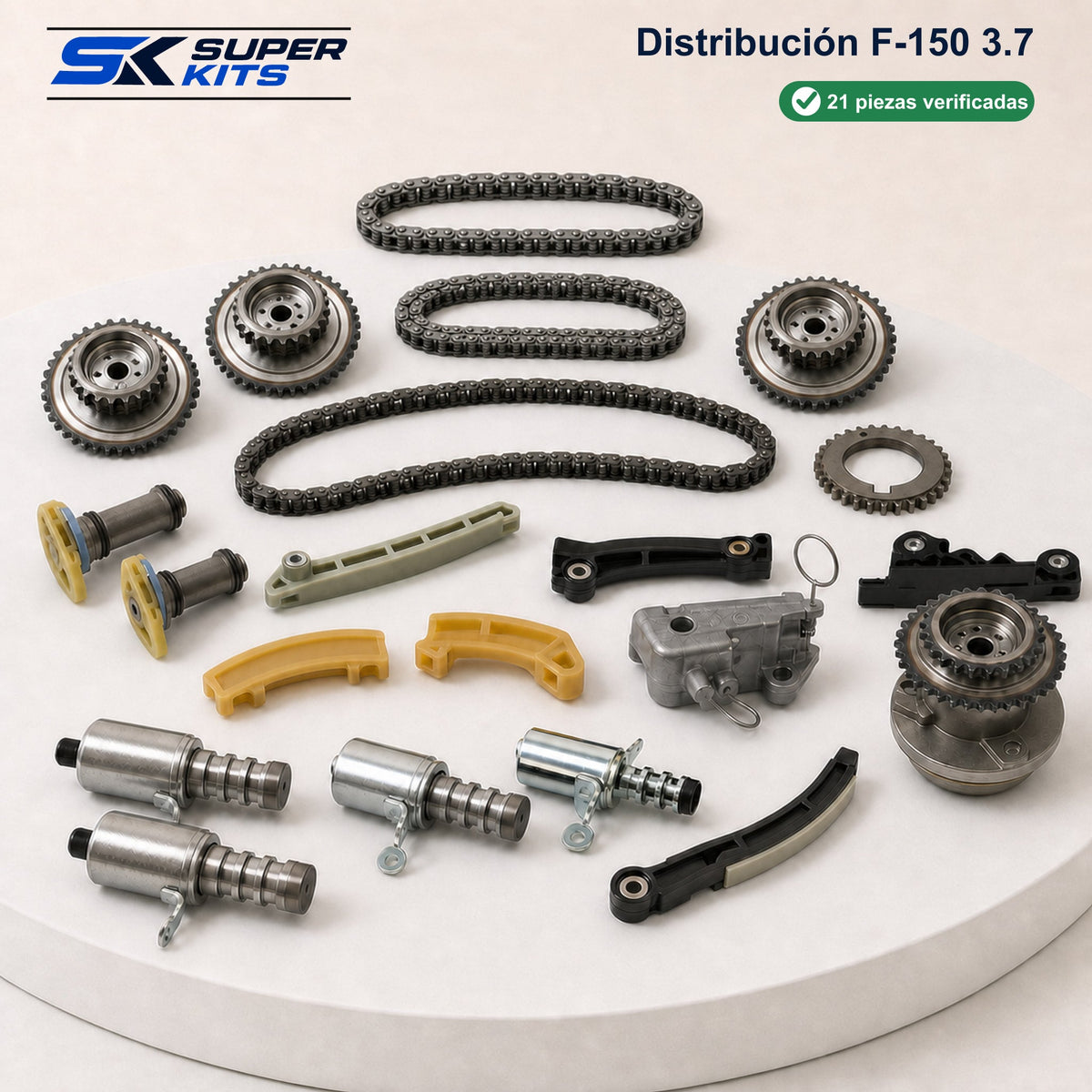 Kit DISTRIBUCION F150 3.7 - F150 2010-2014 — contenido del kit