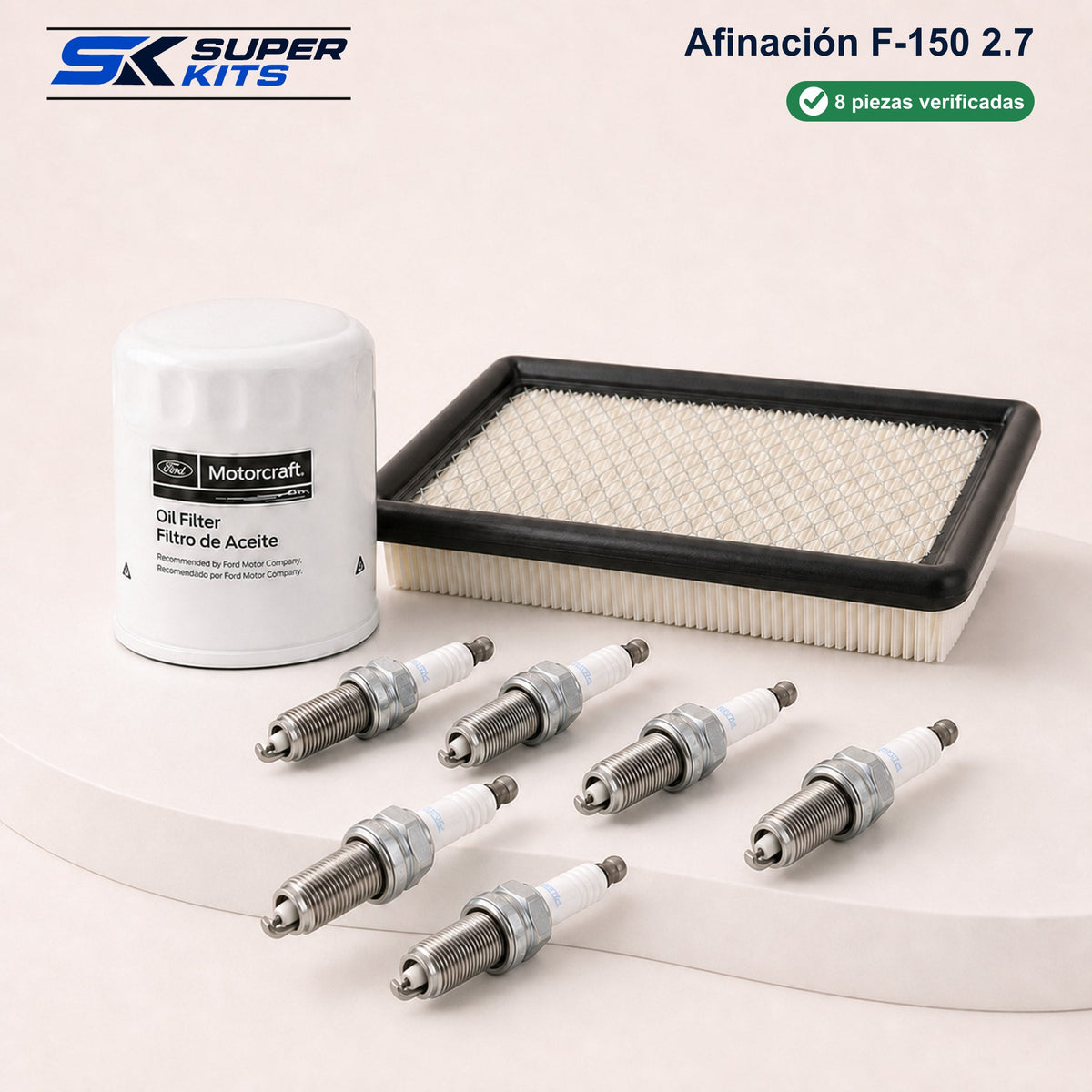 Kit AFINACION F150 2.7 - F150 2020-2025 — contenido del kit