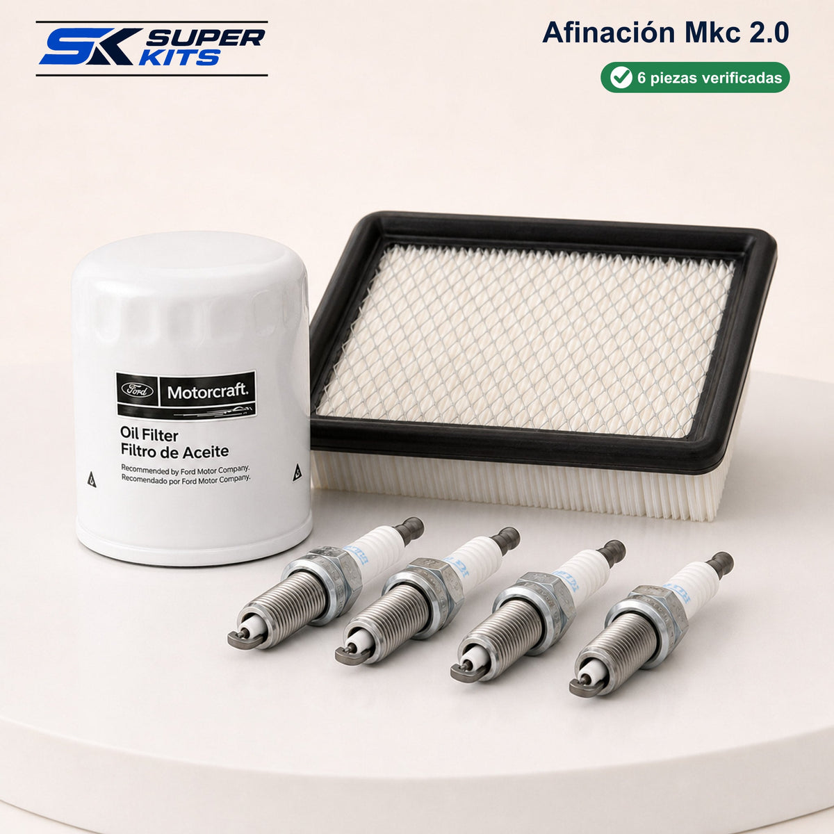 Kit AFINACION MKC 2.0 - Lincoln MKC 2014-2019 — contenido del kit